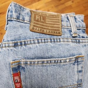 SOLD 💋 Vintage Ralph Lauren Light diy bleached denim